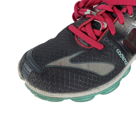 Brooks Pure Cadence 4 Running Shoes Womens Size 6.5 Gray Pink Gray Sneakers READ - Picture 10 of 11